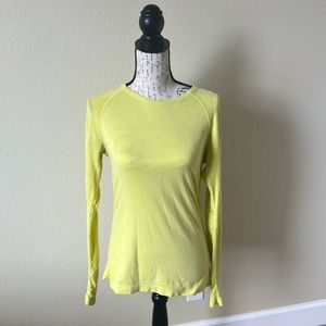 Figs yellow undershirt, size small